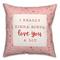 Really Love You Confetti Throw Pillow, 18" x 18"